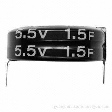 Super Capacitor with 5.5V DC Nominal Voltage and 20.5 x 5.5mm Sized